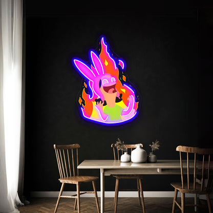 Evil Louise Artwork Custom Neon Led Sign - Shineneon