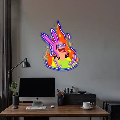 Evil Louise Artwork Custom Neon Led Sign - Shineneon