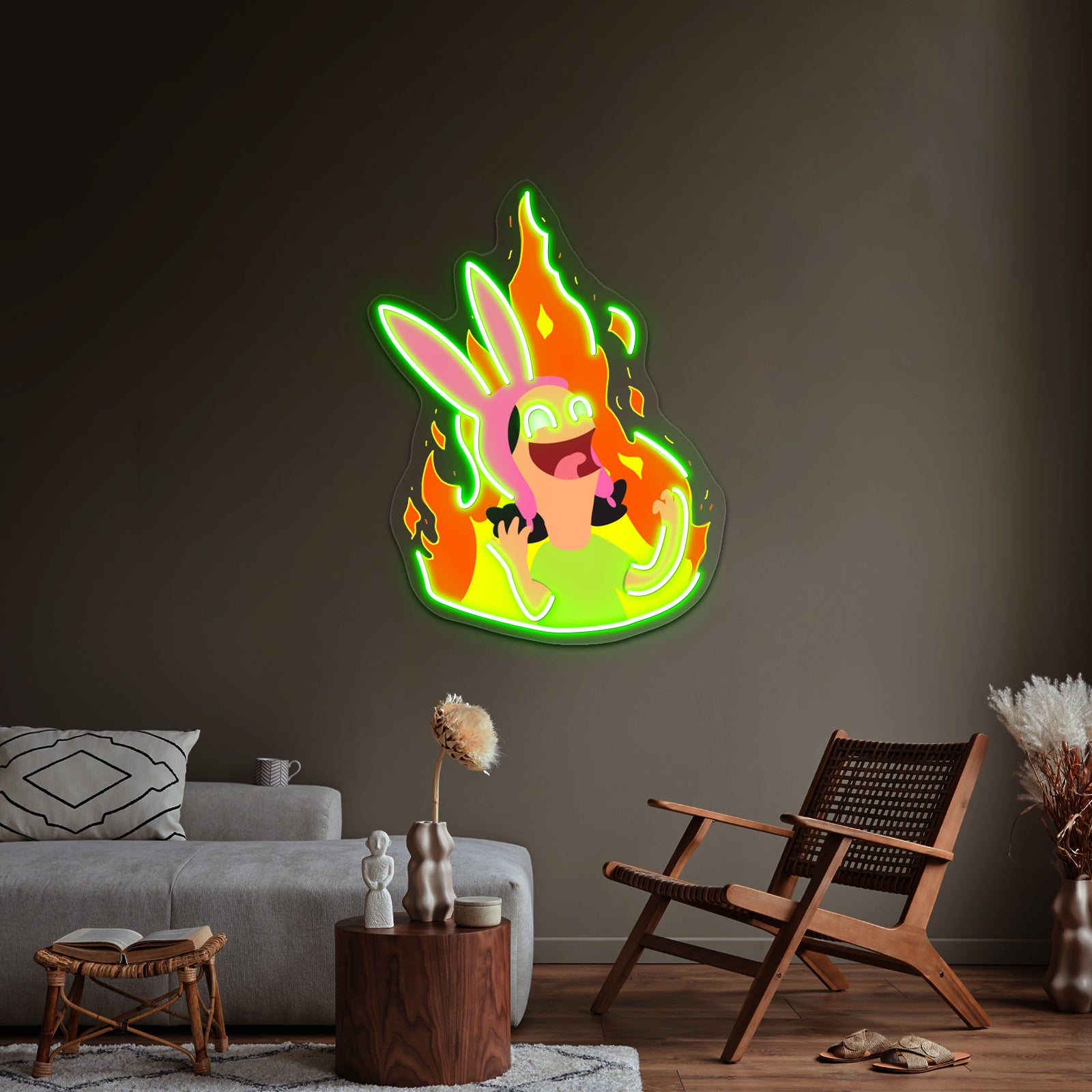 Evil Louise Artwork Custom Neon Led Sign