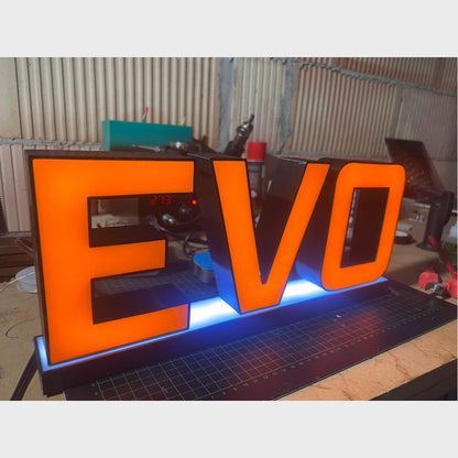 Evo 3D Frontlit Channel Letters Led Light Sign