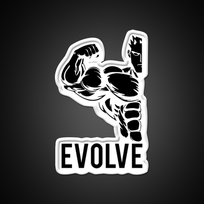 Evolve Fitness Running Muscle Bodybuilding Gym Fitness Led Neon Sign Rgb Color - LED neon sign view 11