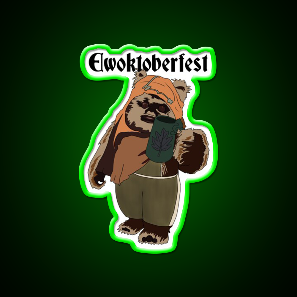 Ewoktoberfest Beer Bar Decor Led Neon Sign Rgb Color - LED neon sign view 8
