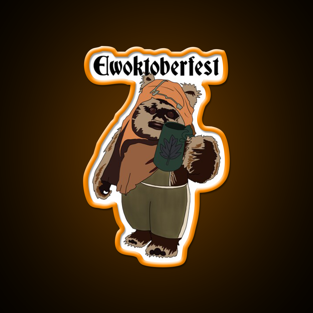 Ewoktoberfest Beer Bar Decor Led Neon Sign Rgb Color - LED neon sign view 6