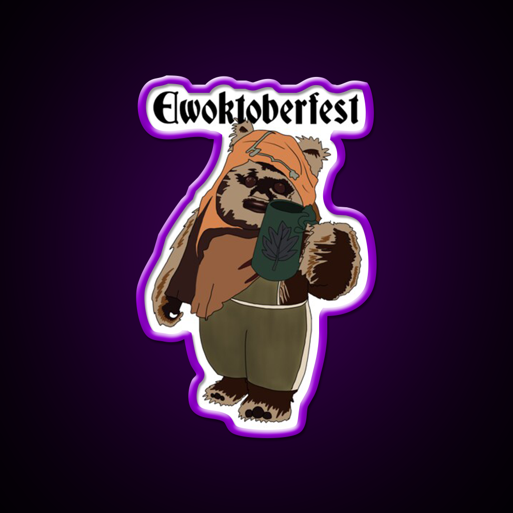 Ewoktoberfest Beer Bar Decor Led Neon Sign Rgb Color - LED neon sign view 9