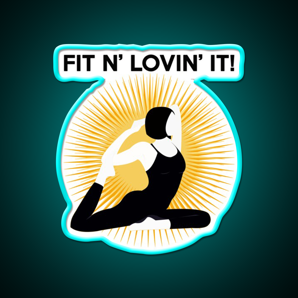 Exercise Shirts For Women Yoga Led Neon Sign Rgb Color