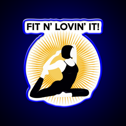 Exercise Shirts For Women Yoga Led Neon Sign Rgb Color