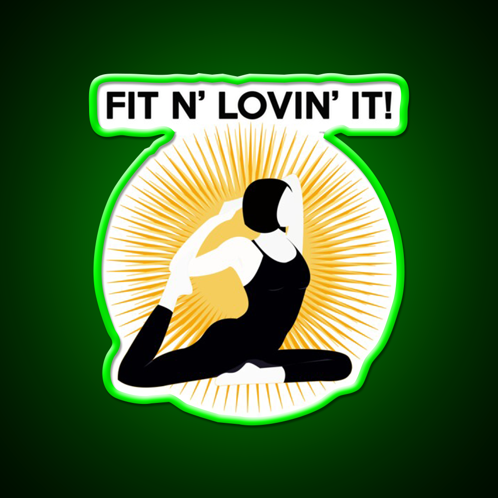 Exercise Shirts For Women Yoga Led Neon Sign Rgb Color