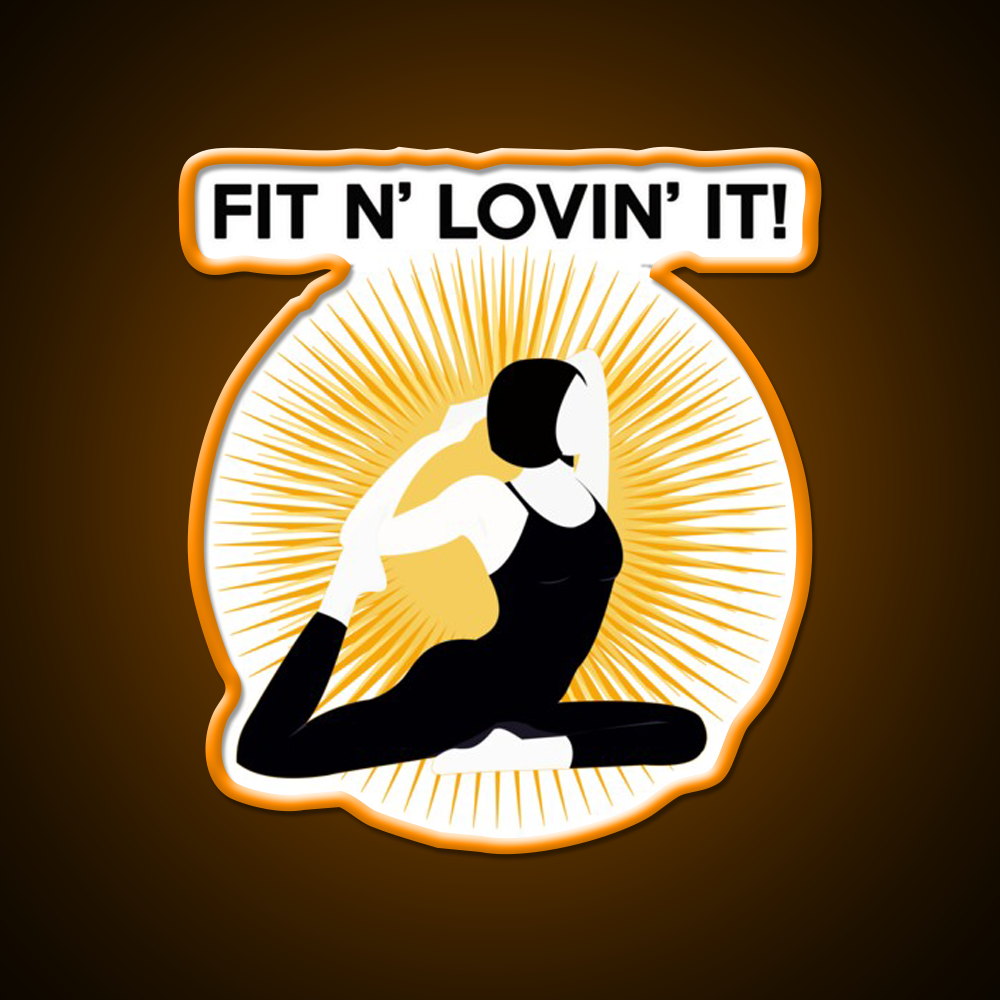 Exercise Shirts For Women Yoga Led Neon Sign Rgb Color