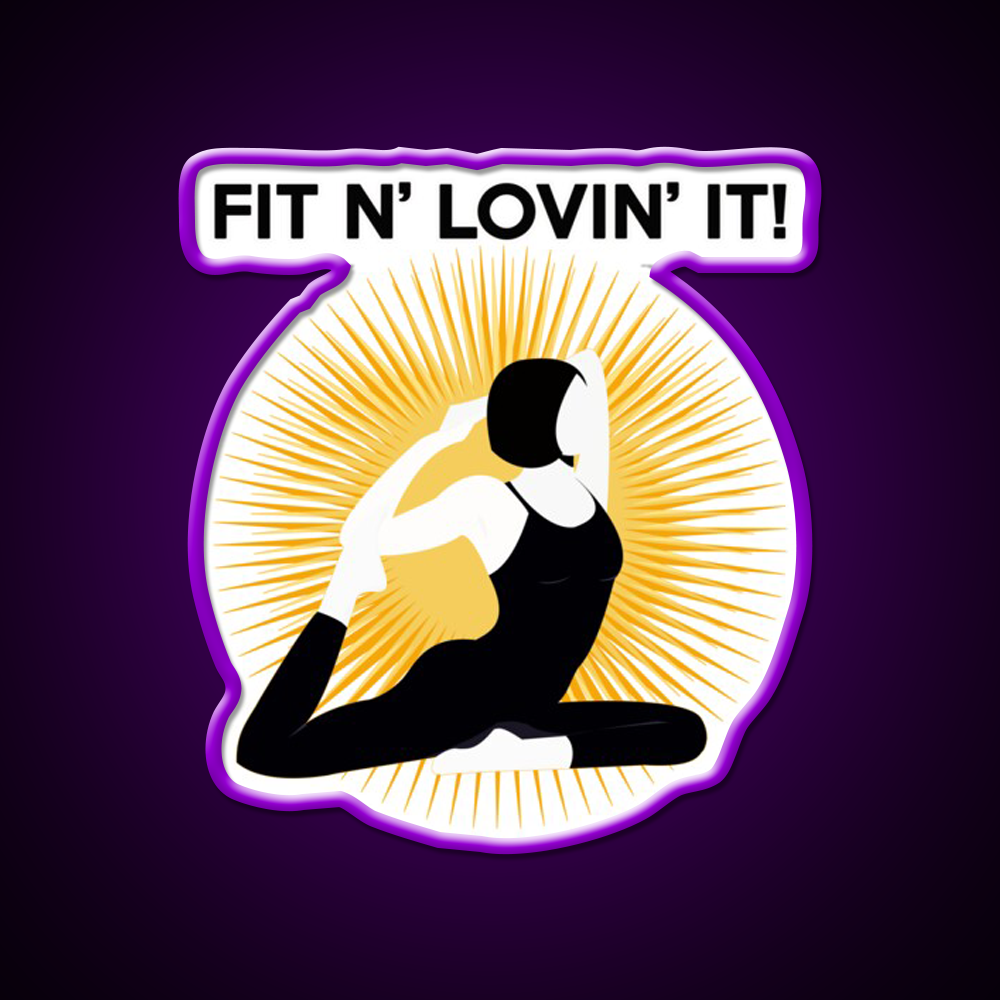 Exercise Shirts For Women Yoga Led Neon Sign Rgb Color