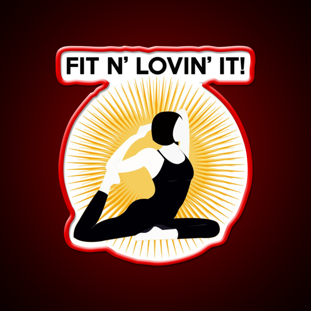 Exercise Shirts For Women Yoga Led Neon Sign Rgb Color