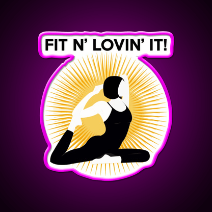 Exercise Shirts For Women Yoga Led Neon Sign Rgb Color - Shineneon
