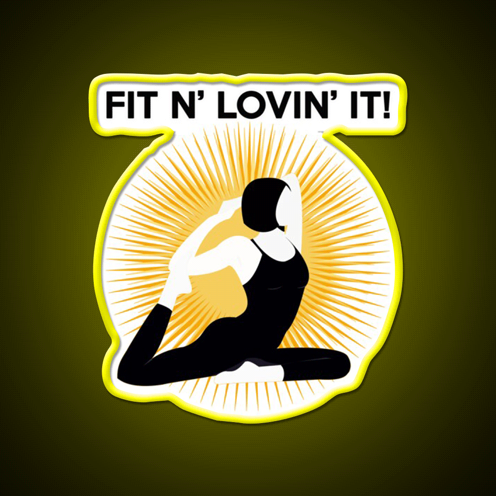 Exercise Shirts For Women Yoga Led Neon Sign Rgb Color