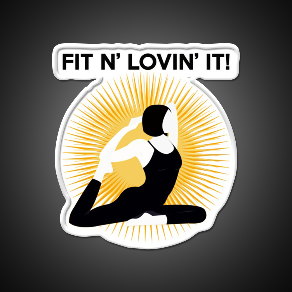 Exercise Shirts For Women Yoga Led Neon Sign Rgb Color