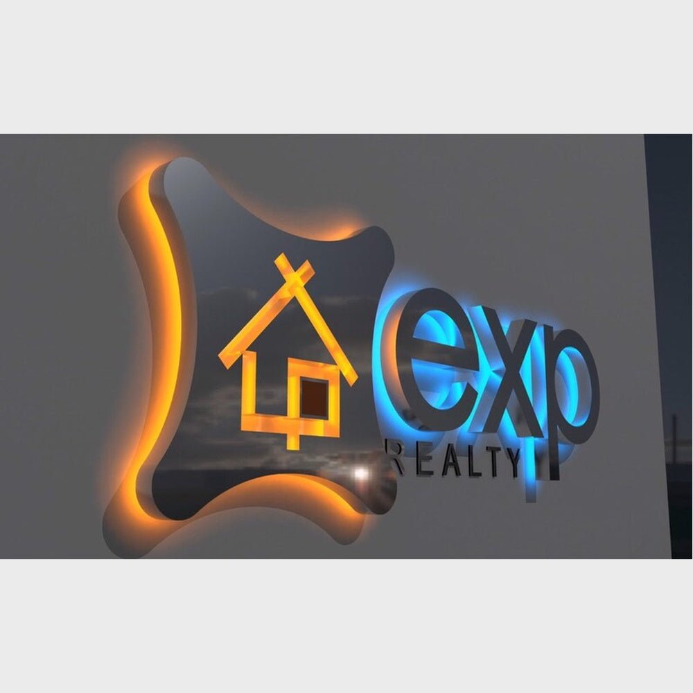 Exp Rality 3D Backlit Channel Letters Led Light Sign - Shineneon
