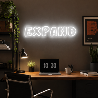 Expand Are Wall Decor LED Neon Sign - 03 Real Lifestyle Scene