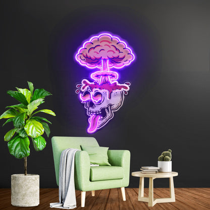 Exploded Skull Led Neon Sign Light Custom Led Signs - Shineneon