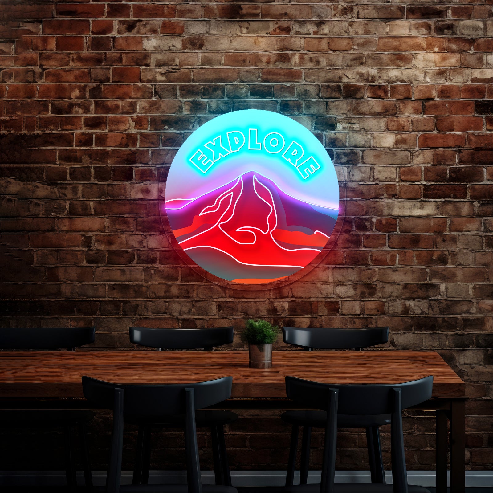 Explore Mountain Neon Signs Home Neon Wall Signs