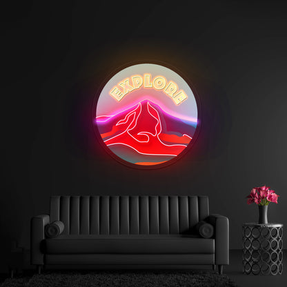 Explore Mountain Neon Signs Home Neon Wall Signs