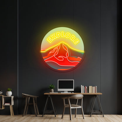 Explore Mountain Neon Signs Home Neon Wall Signs