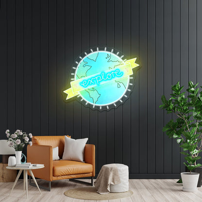 Explore World Neon Signs Custom Neon Light Sign - Shineneon