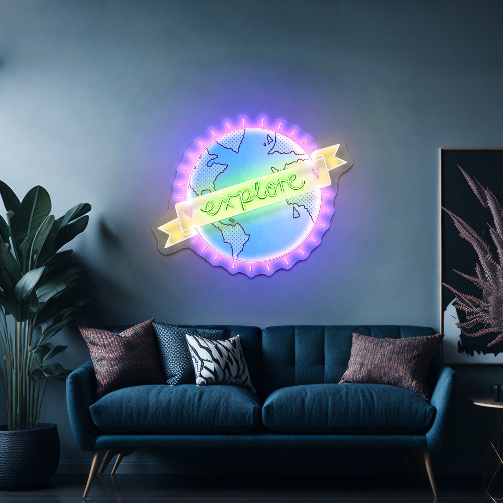 Explore World Neon Signs Custom Neon Light Sign - Shineneon