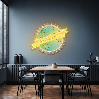 Explore World Neon Signs Custom Neon Light Sign - Shineneon
