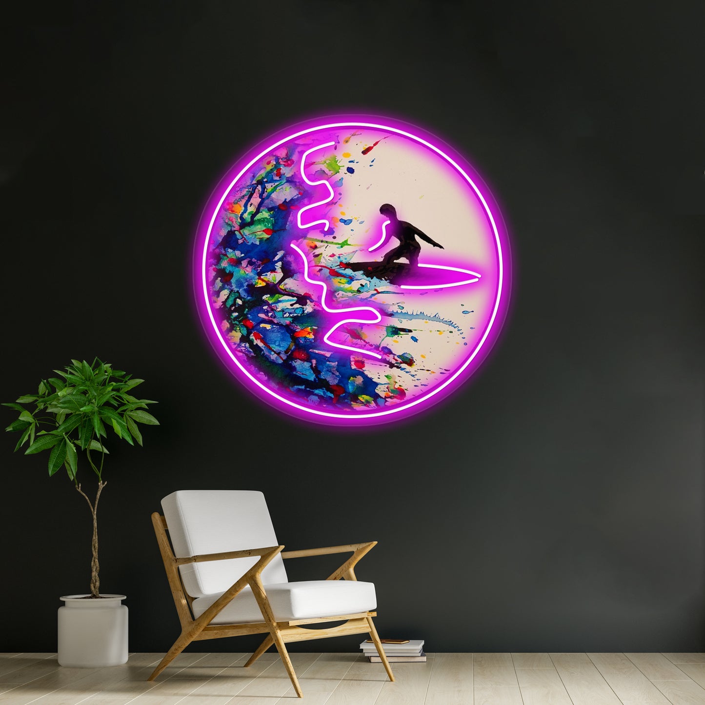 Explosive Surf Wall Artwork Neon Signs