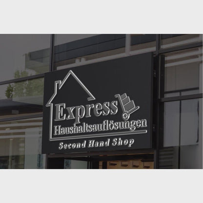 Express Second Hand Shop 3D Backlit Channel Letters Led Light Sign - Shineneon