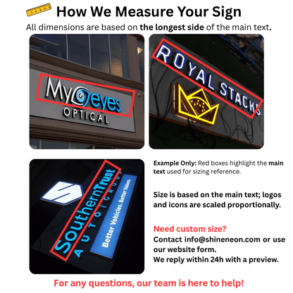 Express With Logo 3D Frontlit Letters Metal Led Sign - Shineneon