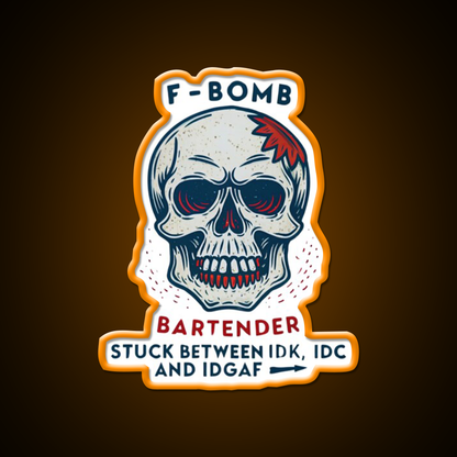 Express Your Bartender Personality Man Cave Bar Led Neon Sign Rgb Color