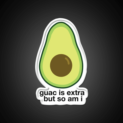 Extra Avocado Fast Food Led Neon Sign For Burger Place Rgb Color - Shineneon