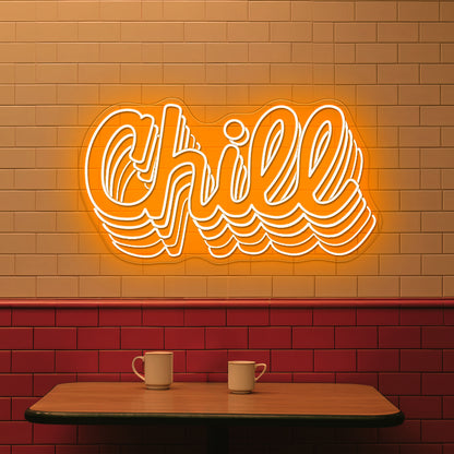 Extra Chill Fashion Led Neon Sign With Fast Shipping