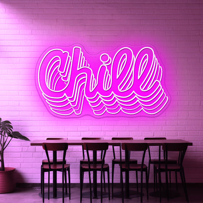 Extra Chill Fashion Led Neon Sign With Fast Shipping