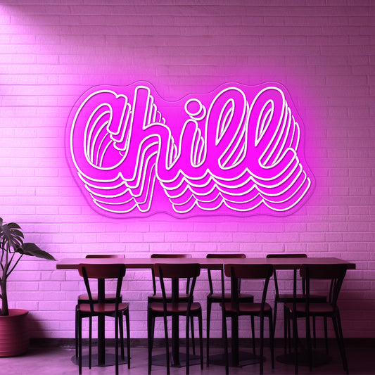 Extra Chill Fashion Led Neon Sign With Fast Shipping