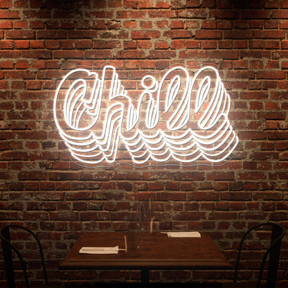 Extra Chill Fashion Led Neon Sign With Fast Shipping