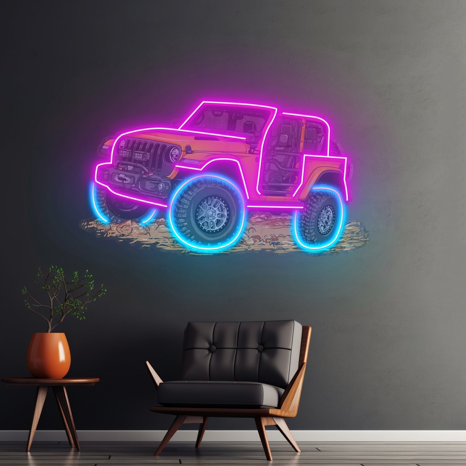 Extreme Blue Off Road Led Neon Sign Light Custom Led Signs - Shineneon