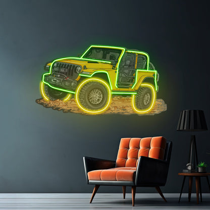 Extreme Blue Off Road Led Neon Sign Light Custom Led Signs - Shineneon