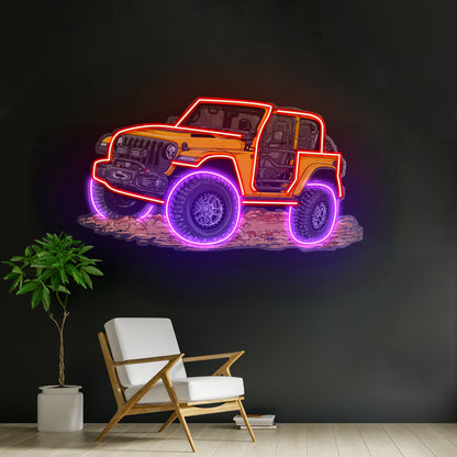 Extreme Blue Off Road Led Neon Sign Light Custom Led Signs