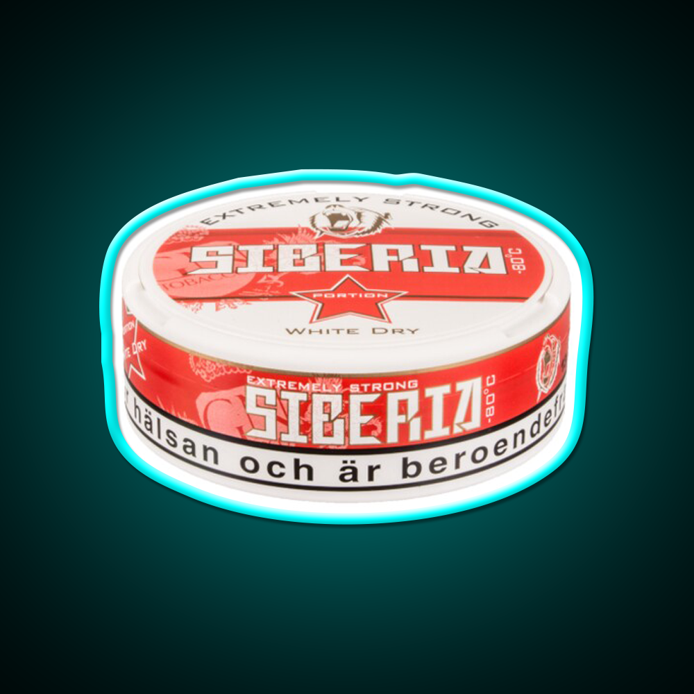 Extremely Strong Siberia Snus Beer Bar Decor Led Neon Sign Rgb Color - Size and dimension reference