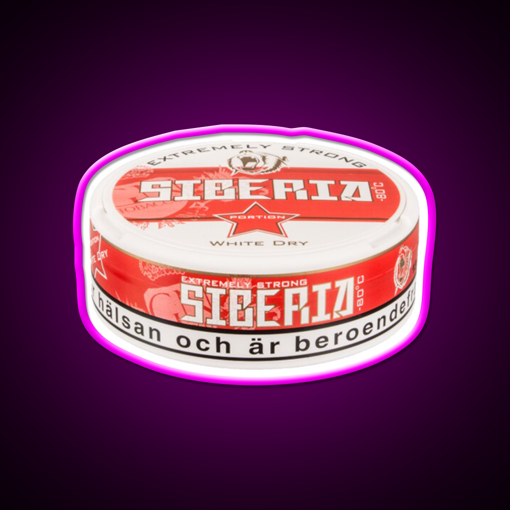Extremely Strong Siberia Snus Beer Bar Decor Led Neon Sign Rgb Color - Neon sign mounted on wall in room