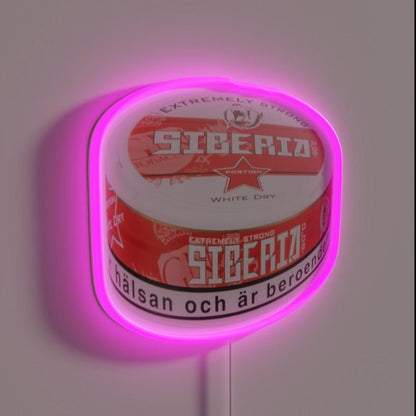 Extremely Strong Siberia Snus Rgb Led Neon Sign - Shineneon