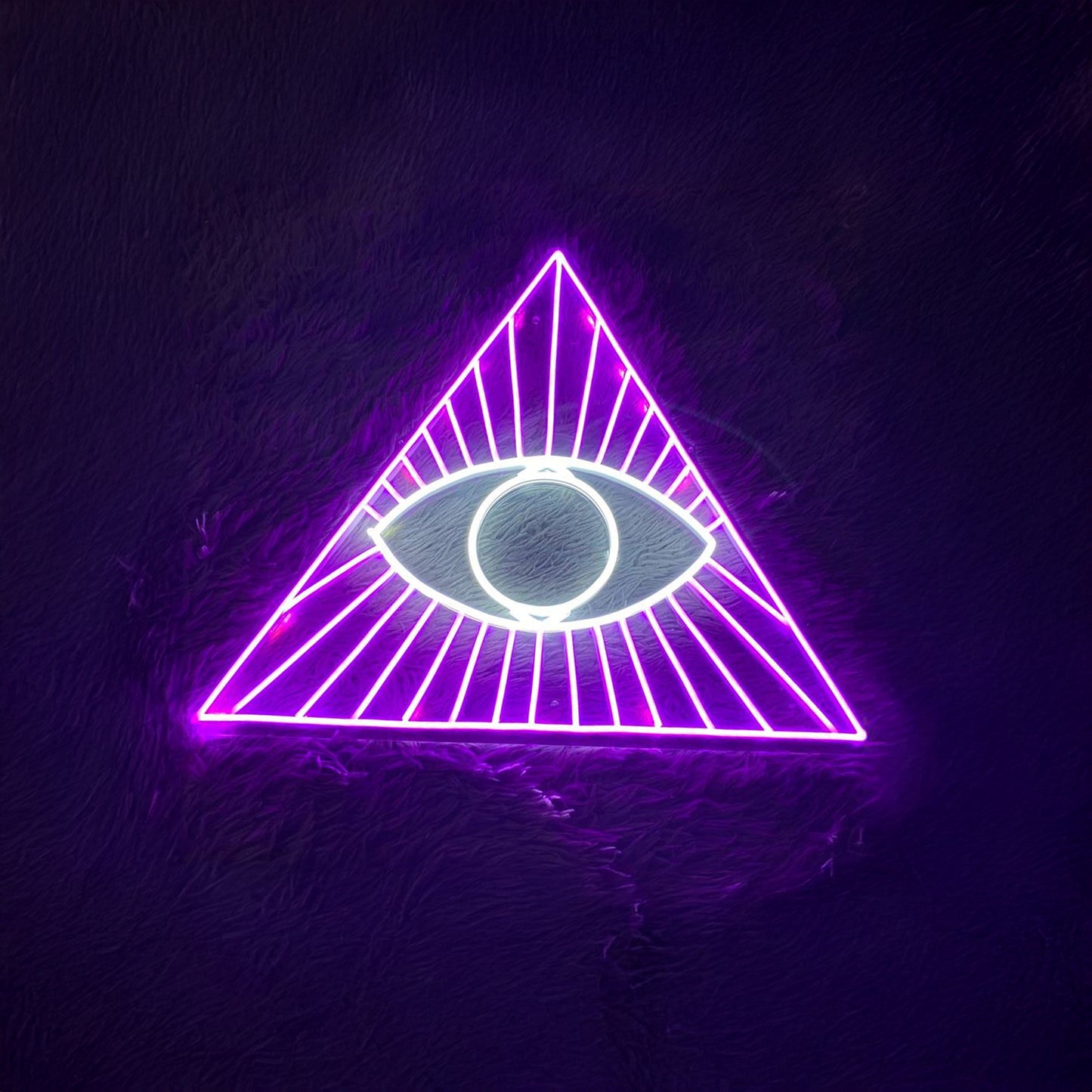 Eye In Triangle Neon Sign