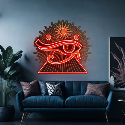 Eye Of Ra Custom Led Signs Artwork For Sale - Shineneon