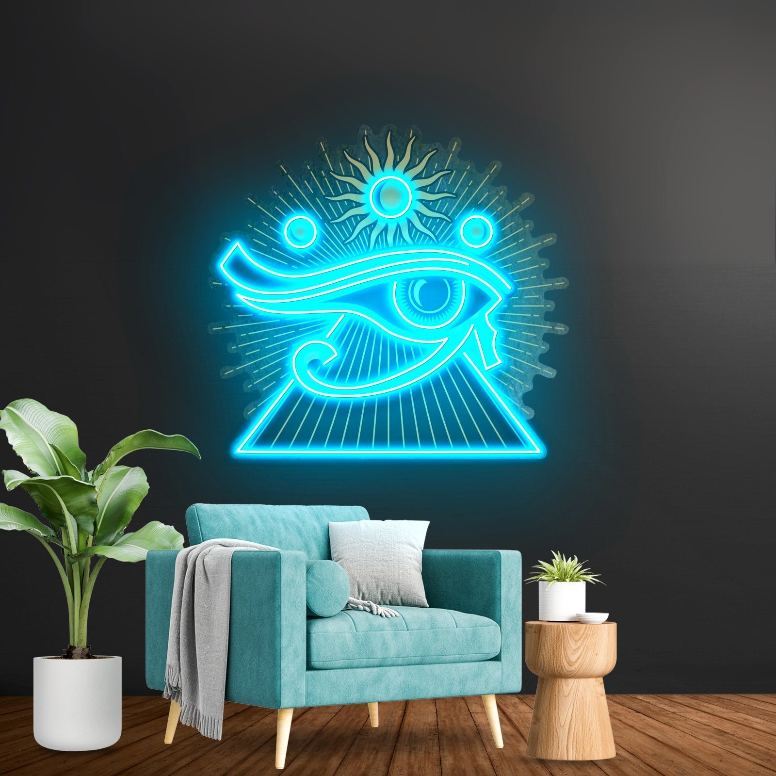 Eye Of Ra Custom Led Signs Artwork For Sale - Shineneon
