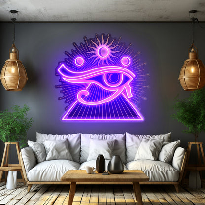 Eye Of Ra Custom Led Signs Artwork For Sale - Shineneon