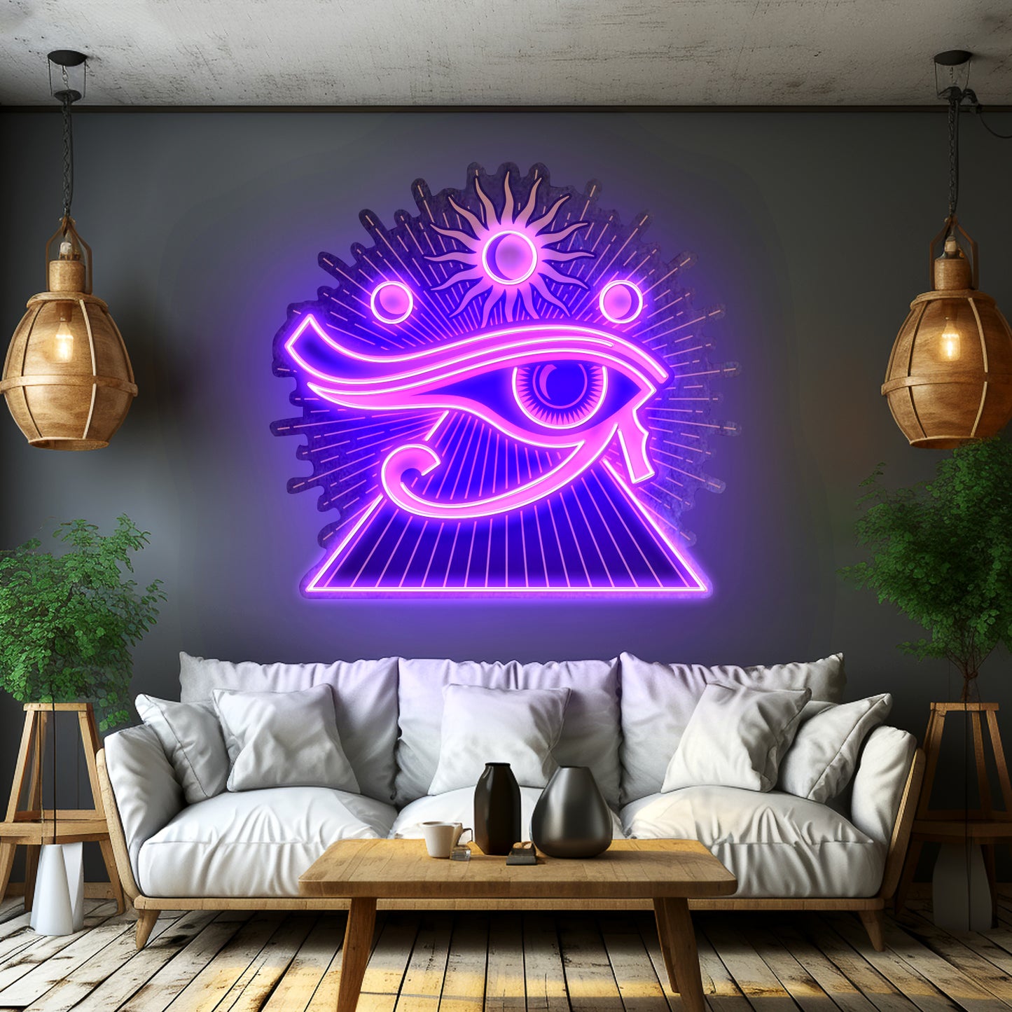 Eye Of Ra Custom Led Signs Artwork For Sale