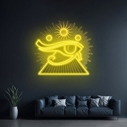 Eye Of Ra Custom Led Signs Artwork For Sale