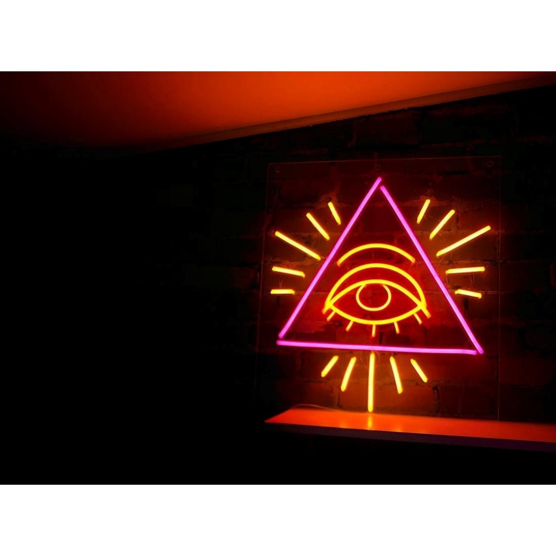 Eye Of The Pyramid Led Sign Business Neon Sign - Shineneon