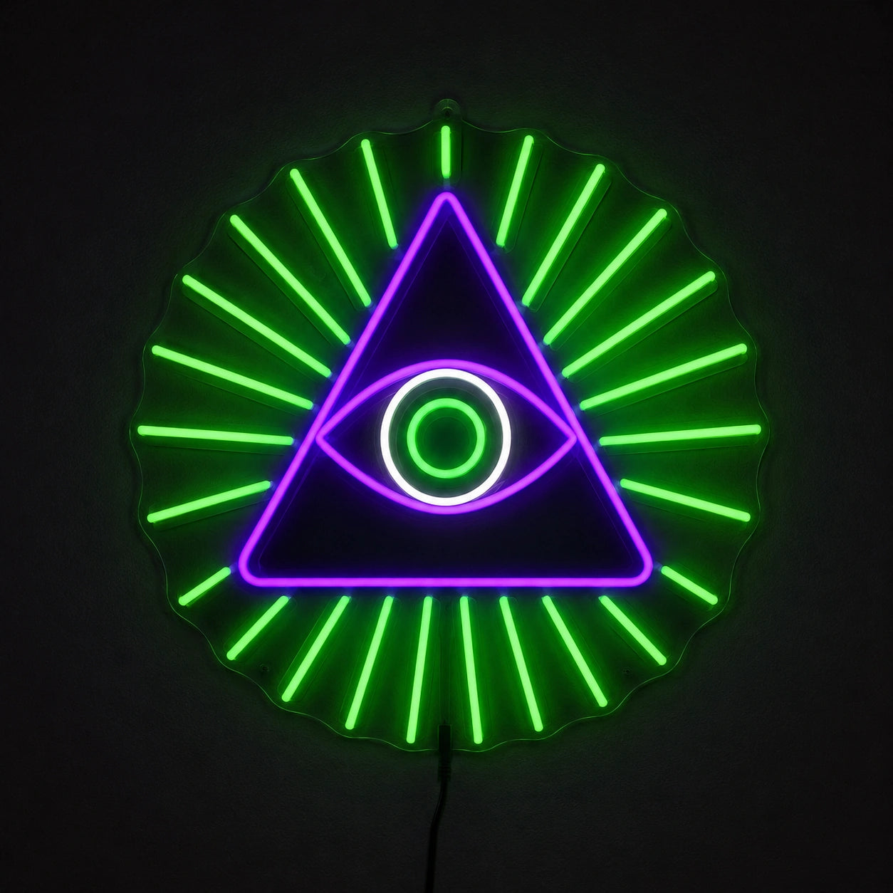 Eye Triangle Neon Sign LED Neon Sign main product image