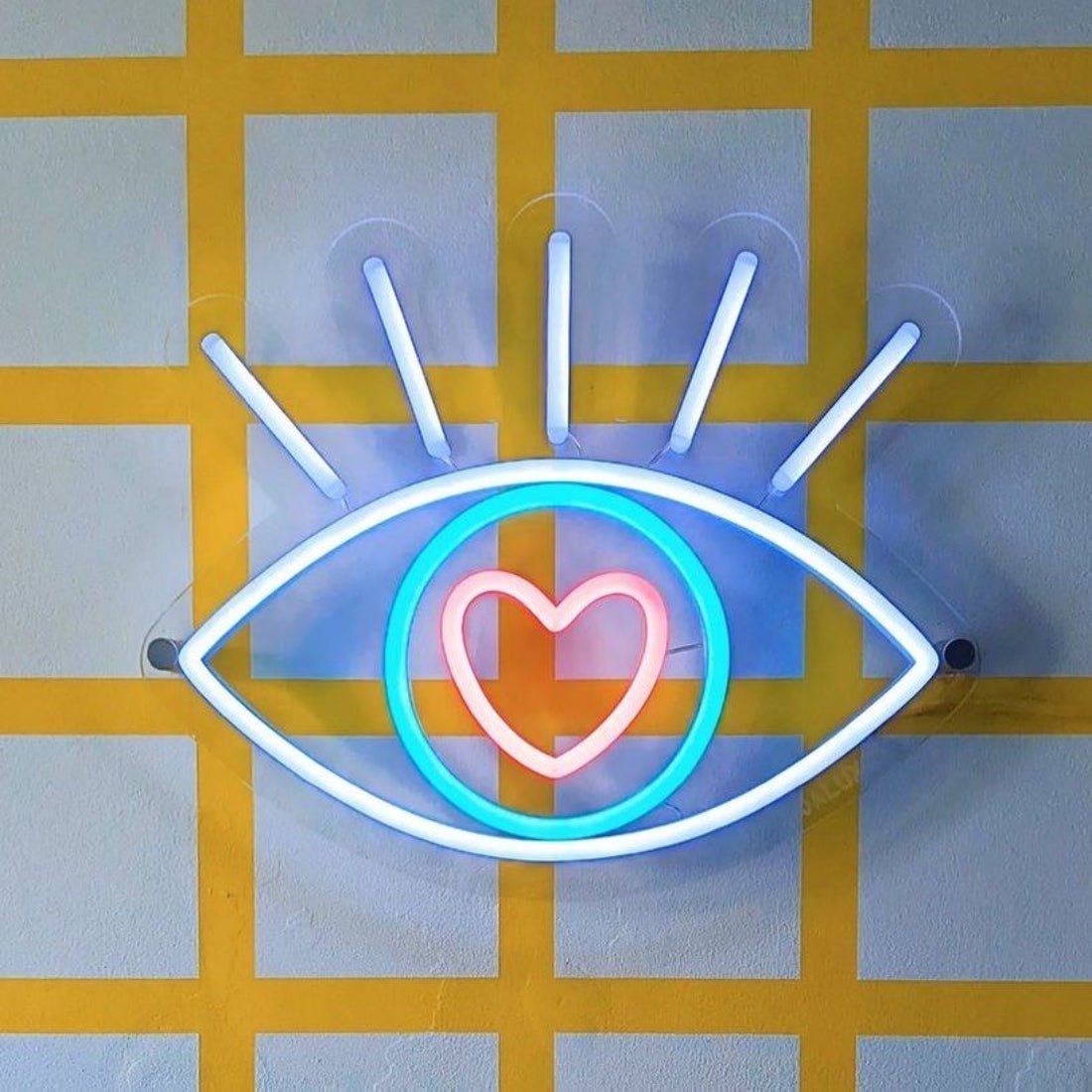 Eye With Heart Neon Signs Neon Lights Led Neon Signs - Shineneon